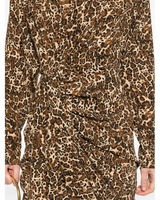 Isabel Marant Cleora Mini-Jurk in het Metallic
