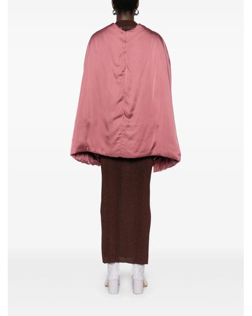 Rick Owens Pink Masto Cape