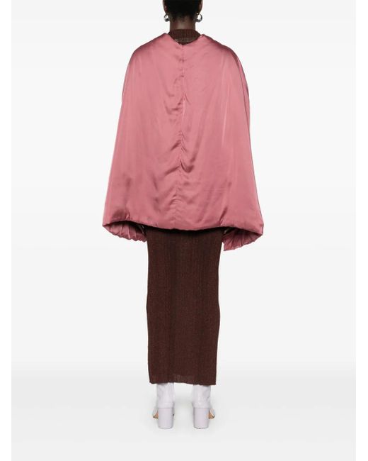 Rick Owens Pink Masto Cape