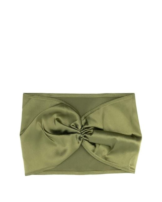 Jennifer Behr Green Twisted Hair Wrap