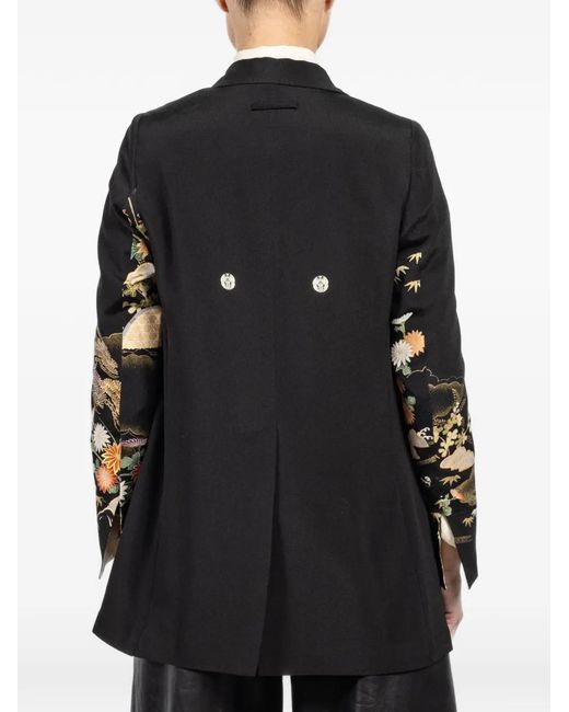 Ibrigu Flared Blazer in het Black