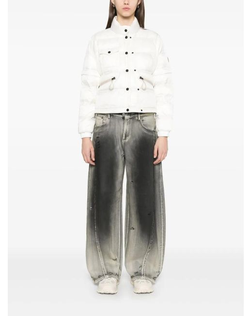 Moncler White Day Namic Puffer Jacket