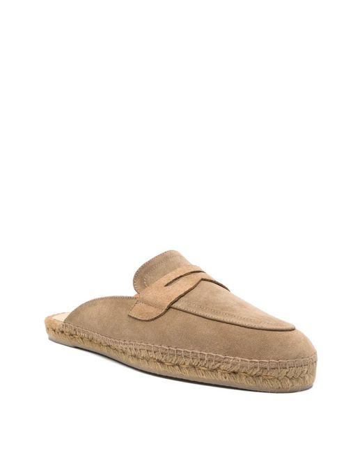 Castaner White Nando Suede Espadrilles for men