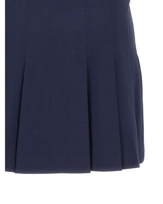 Lacoste Wollen Plooirok in het Blue