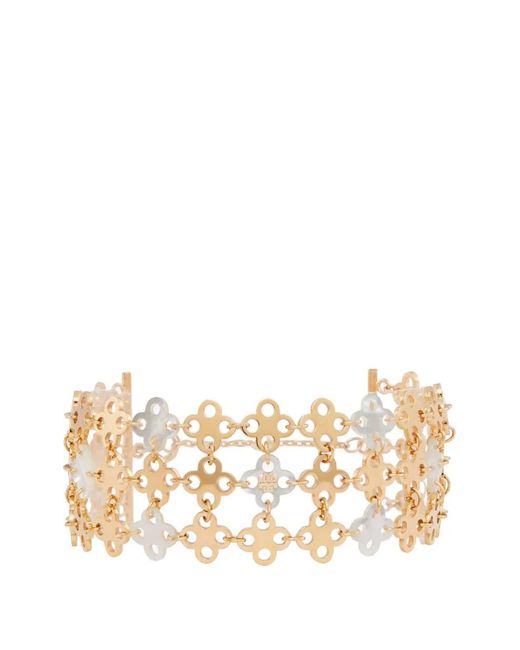 Tory Burch Metallic Forget Me Not Multi-Strand Bracelet