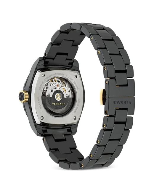Versace Black Dv One 40Mm Watch for men