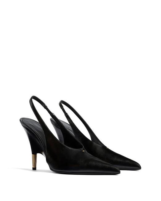 Khaite Black Bella Pumps