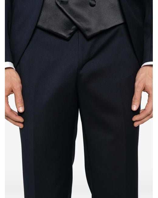 Luigi Bianchi Black Costume Trois Pièces Boutonné for men
