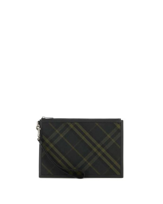 Portafoglio A Quadri di Burberry in Black da Uomo