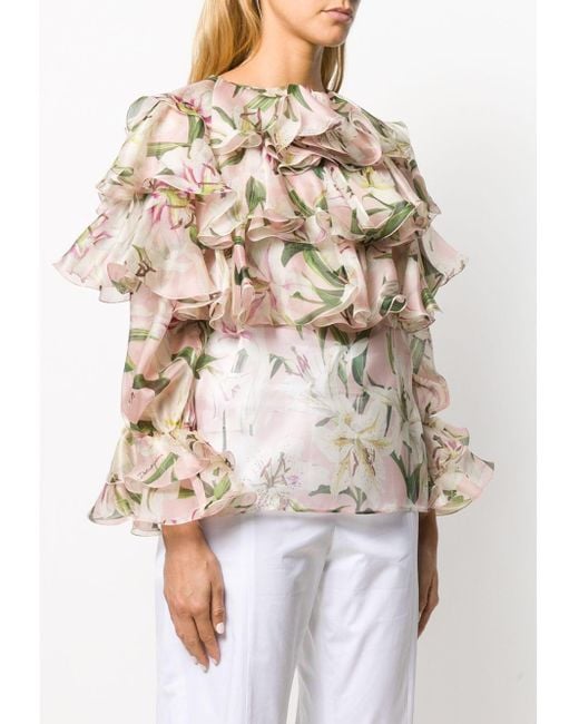 dolce and gabbana lily print