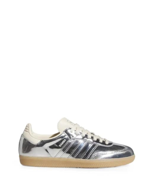 Adidas White Samba Og Sneakers