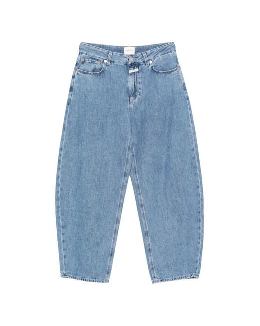 Closed Blue Barrel Denim Jeans