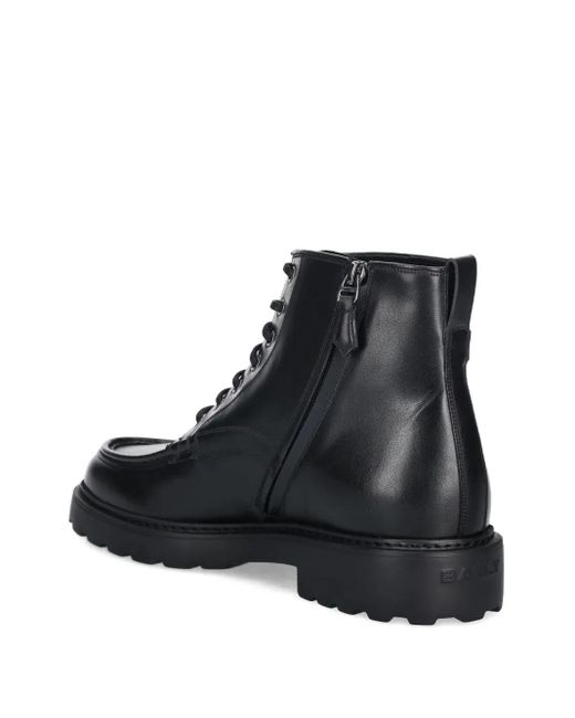 Bally Black Leather Boots for men