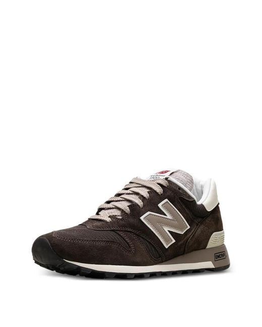 New Balance Black 1300 Lace-Up Sneakers for men