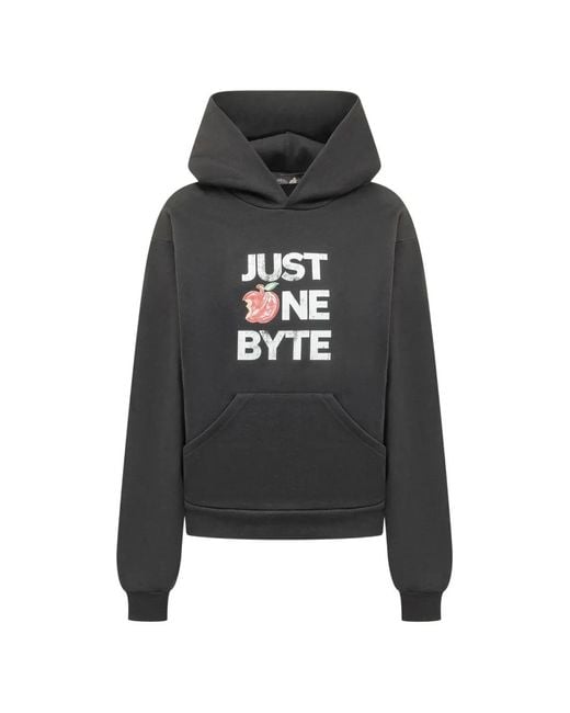 Coperni Black Graphic Hood Sweatshirt