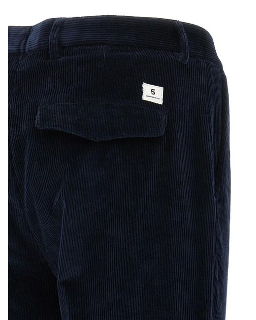 Department 5 Blue Prince Corduroy Trousers for men