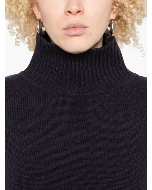 Maglione A Collo Alto di Weekend by Maxmara in Blue
