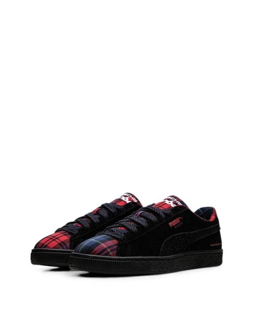 PUMA Black Legacy Suede Classic Sneakers for men