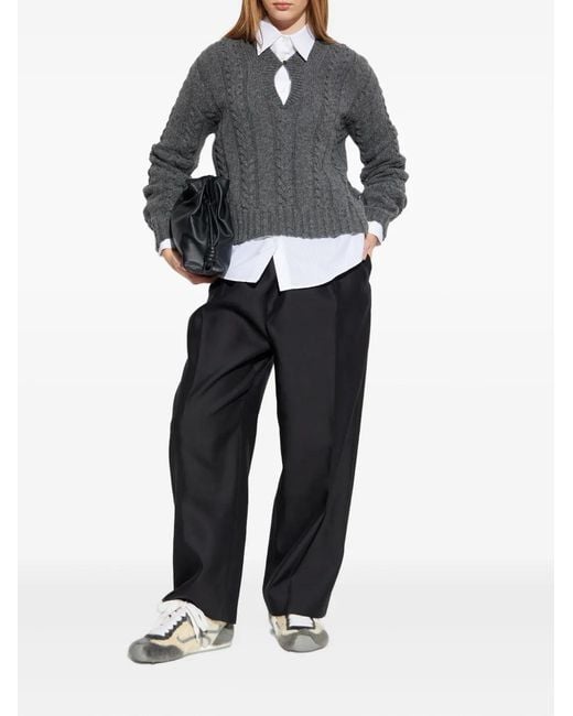 Loewe Gray Sweater