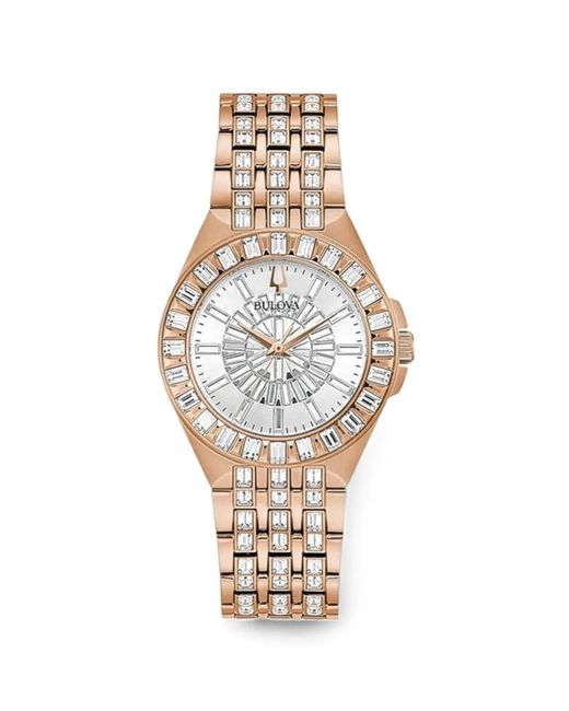 Bulova Metallic Phantom Crystal-Embellished 32Mm Watch