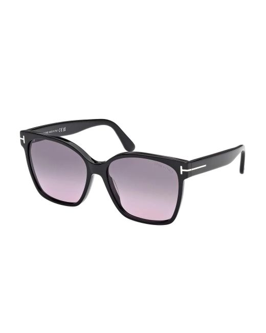 Tom Ford Brown Square-Frame Sunglasses