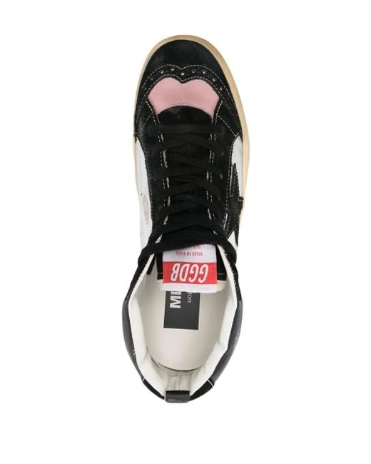Golden Goose Deluxe Brand Black Mid Star Wmns Sneakers