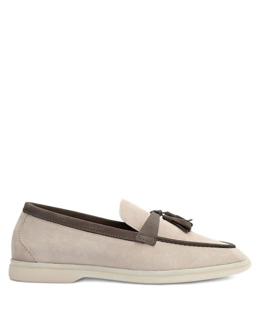 Scarosso Brown Leather Loafers