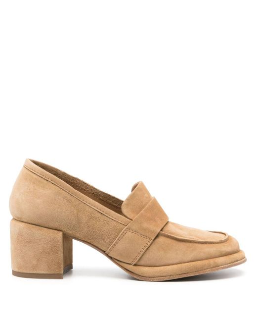 Moma Natural Oliver Water Suede Pumps