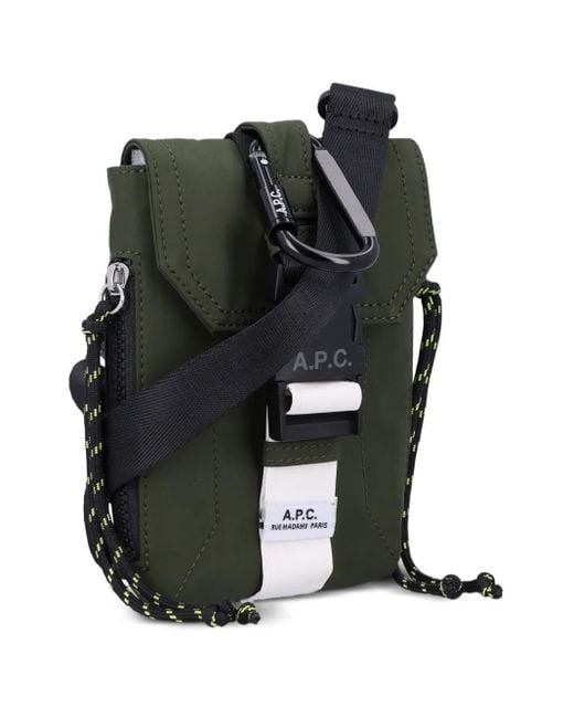 A.P.C. Black Trek Cross Body Bag for men