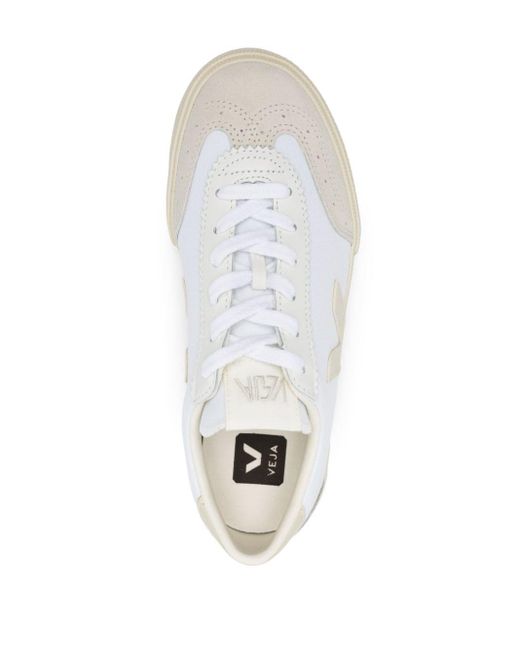Veja Volley Canvas Sneakers in het White