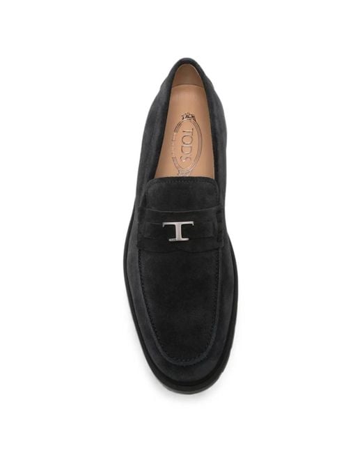 Tod's Black T Timeless Loafers for men