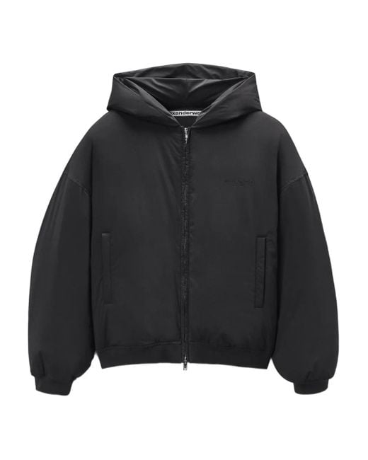 Alexander Wang フーデッド パデッドジャケット Black