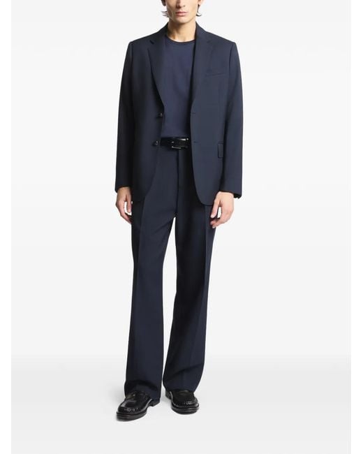 Fay Blue Two-Button Blazer Jacket for men