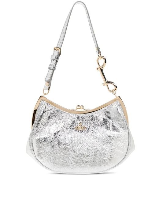 Vivienne Westwood Schoudertas Met Orb-Plakkaat in het White