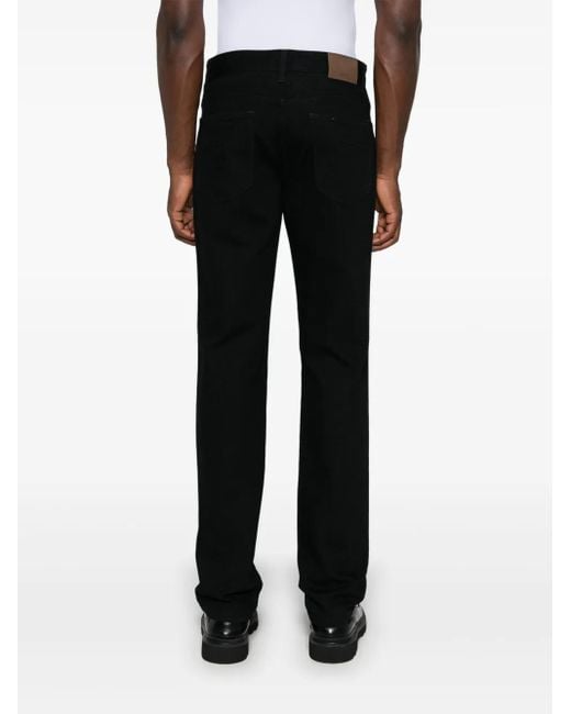 Corneliani Black Tapered Trousers for men