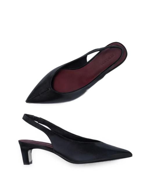 Bernardo Black Maude Slingback Pumps