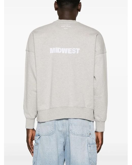 1989 STUDIO White Midwest Cotton Sweatshirt