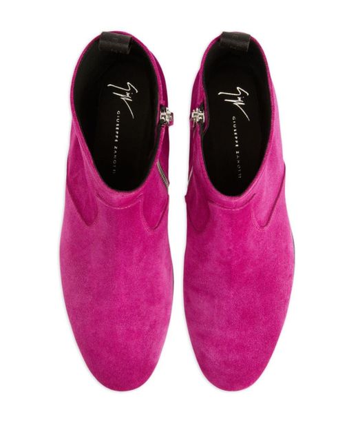 Giuseppe Zanotti Pink Ankle Boots for men