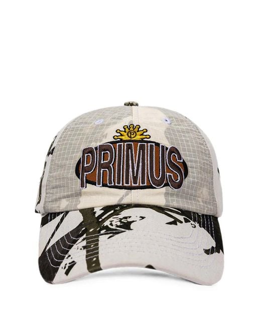 Pleasures Gray Layered Strapback Baseball Cap