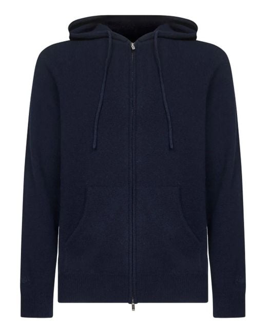 Sudadera con capucha y cremallera Mc2 Saint Barth de hombre de color Blue