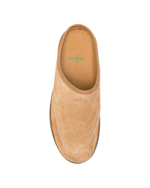 Diemme White Round-Toe Mules for men