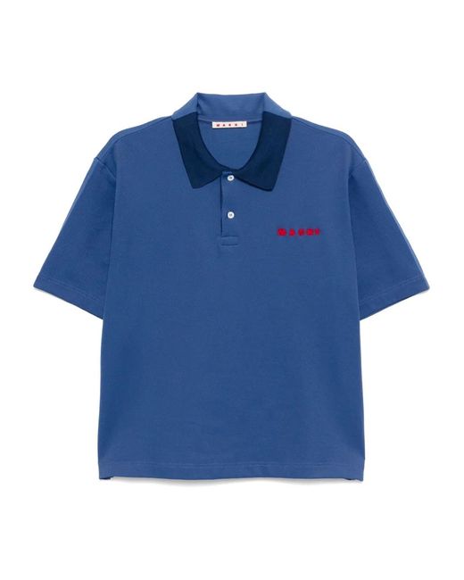 Marni Blue Compact Royal T-Shirt for men