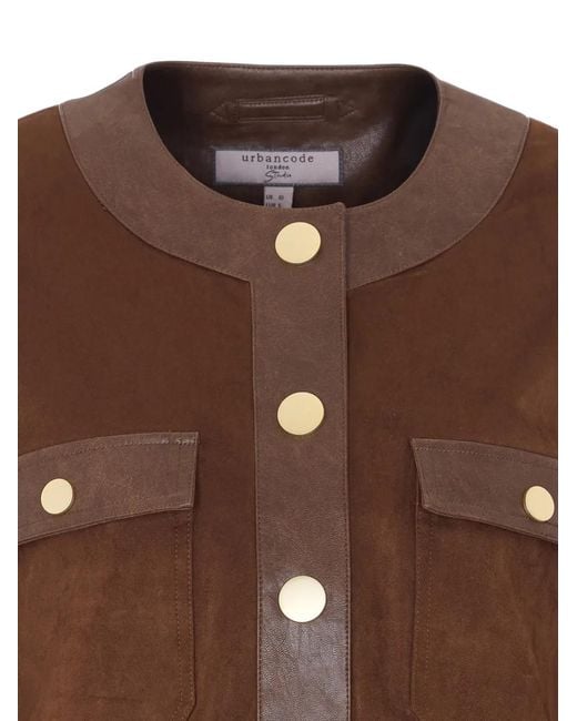 Urbancode Kraagloos Jack in het Brown