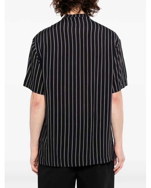 Emporio Armani Black Buttoned Shirt for men