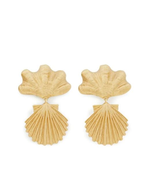 Chloé Metallic Shells Earrings