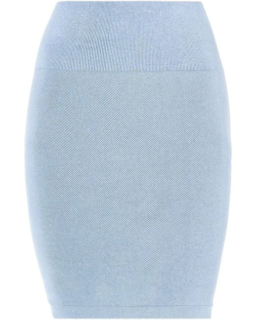 Wolford Blue Denim Mini Skirt