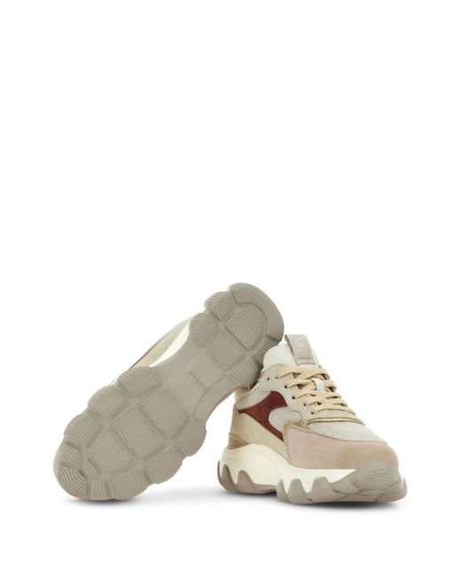 Hogan Natural Hyperactive Panelled Low-Top Sneakers