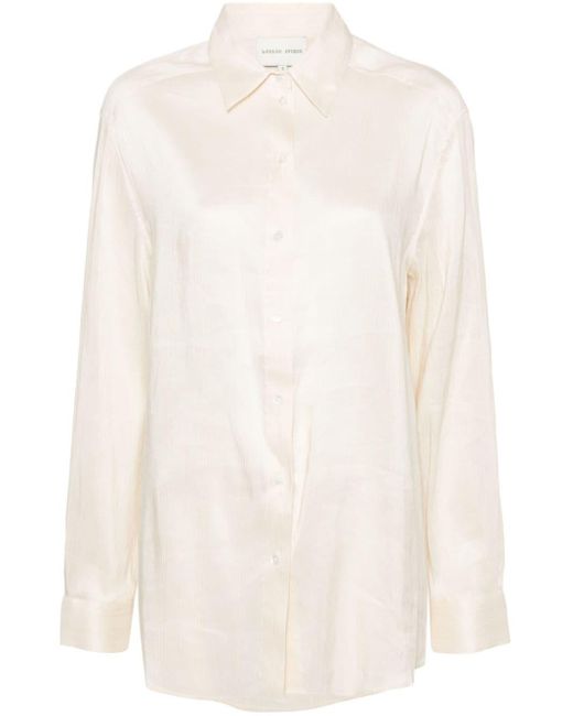 Loulou Studio White Canisa Oversized Shirt