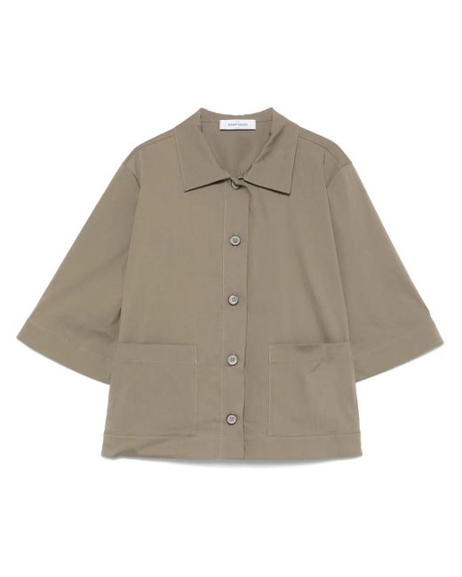 Gran Sasso ポプリン シャツ Natural