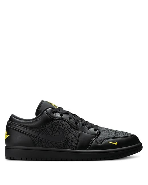 Nike Black Air 1 Low Se Textured-Detail Sneakers for men
